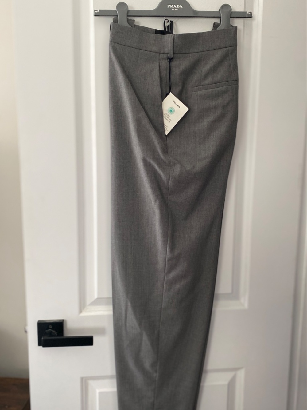 NWT Prada Virgin Wool Tapered Suit Trouser Pant - Size 50 / XXL - Picture 5 of 8